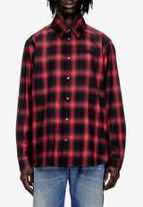 Diesel S-Simply Long-Sleeved Check Shirt Multicolor A185020HGBT9XXA_Black_29845053