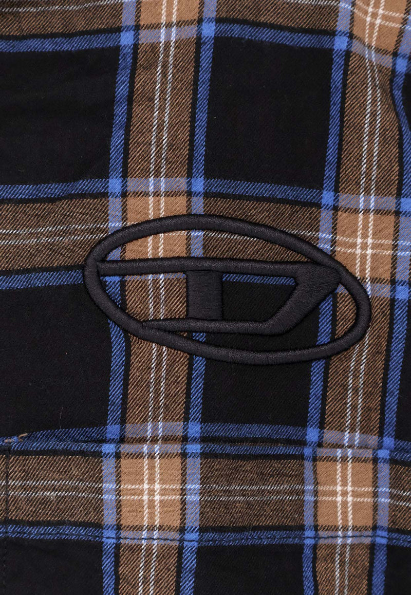 Diesel S-Dewny Madras Check Shirt Multicolor A194460AJFI9XXA_Black_29846324