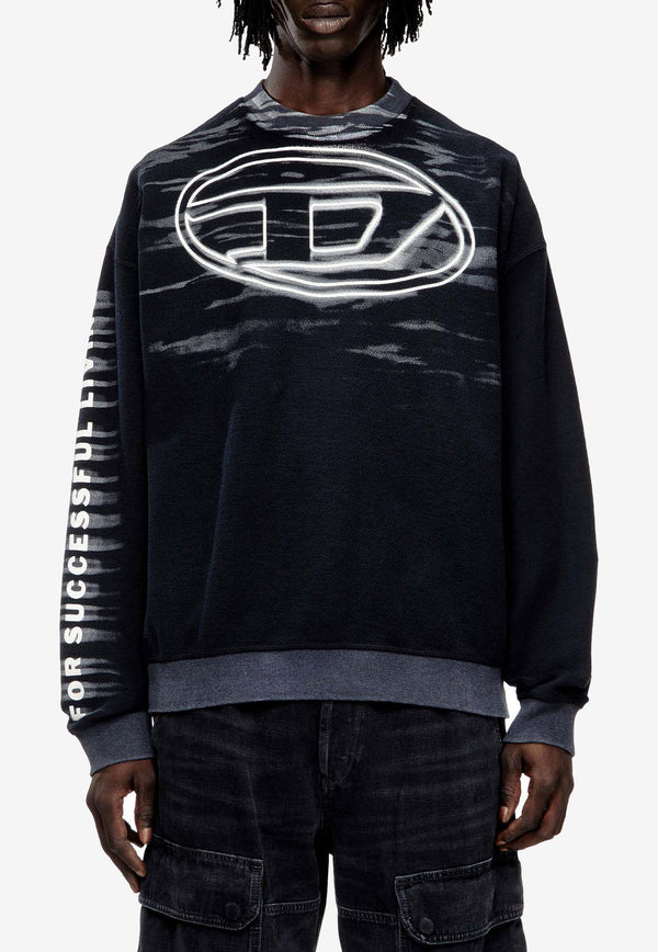 Diesel S-Boxt-T1 Crewneck Sweatshirt Black A186540AGCB81E_Black_29848762