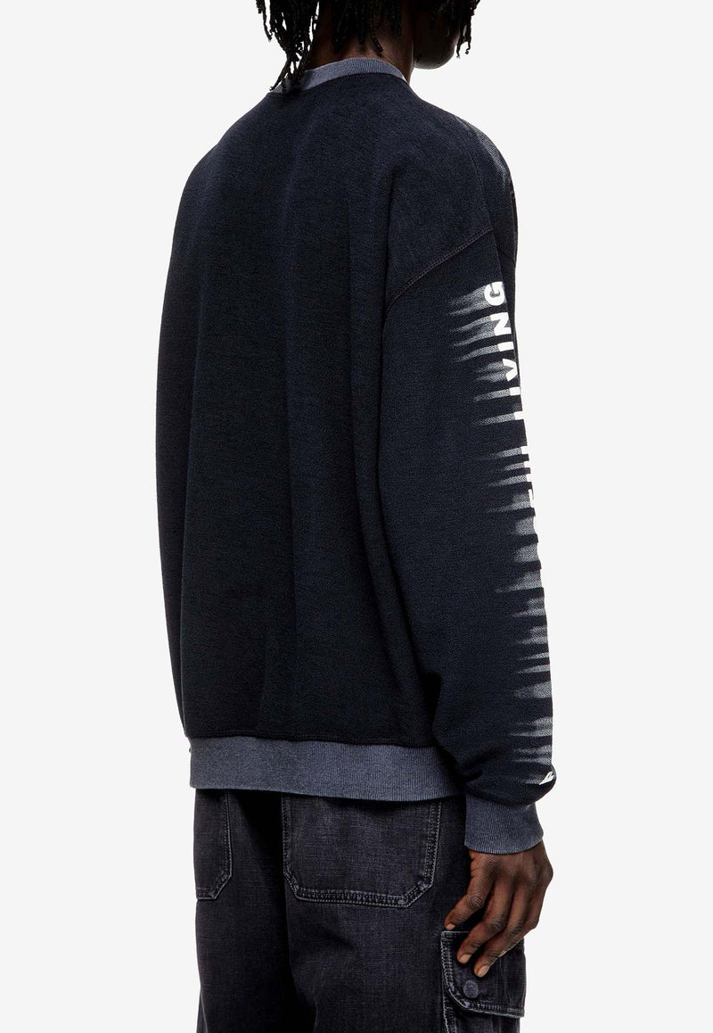 Diesel S-Boxt-T1 Crewneck Sweatshirt Black A186540AGCB81E_Black_29848762