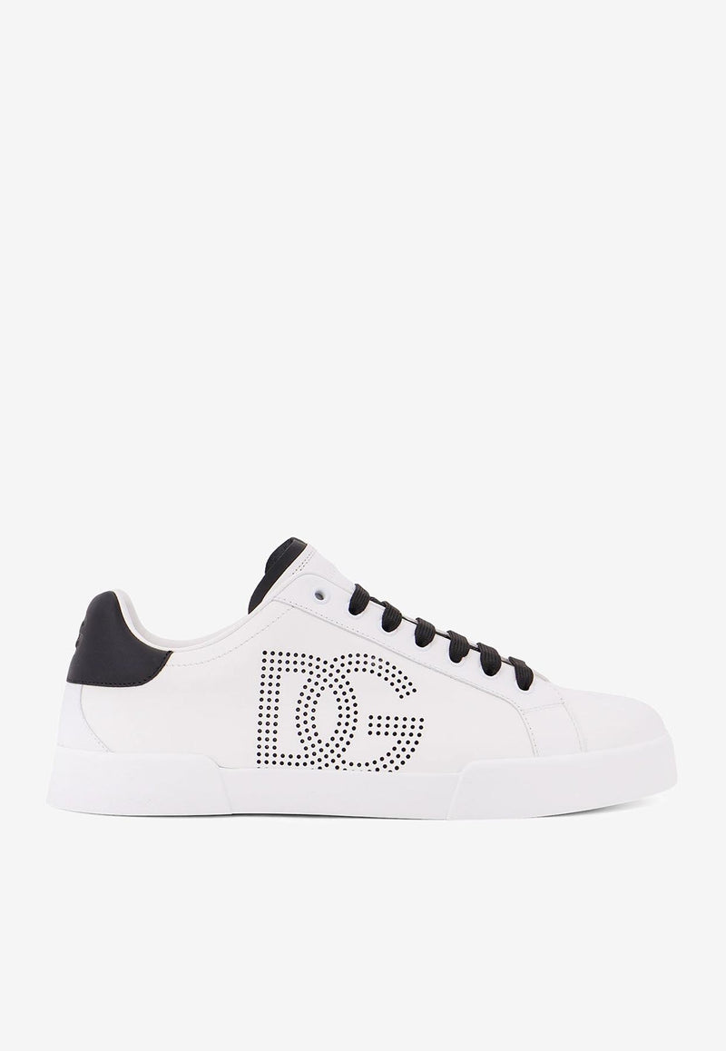 Dolce & Gabbana Portofino Leather Sneakers White CS2324AV06689697_White_29843878