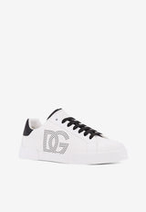 Dolce & Gabbana Portofino Leather Sneakers White CS2324AV06689697_White_29843878
