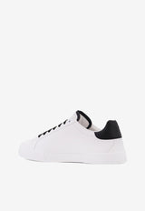Dolce & Gabbana Portofino Leather Sneakers White CS2324AV06689697_White_29843878