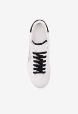Dolce & Gabbana Portofino Leather Sneakers White CS2324AV06689697_White_29843878