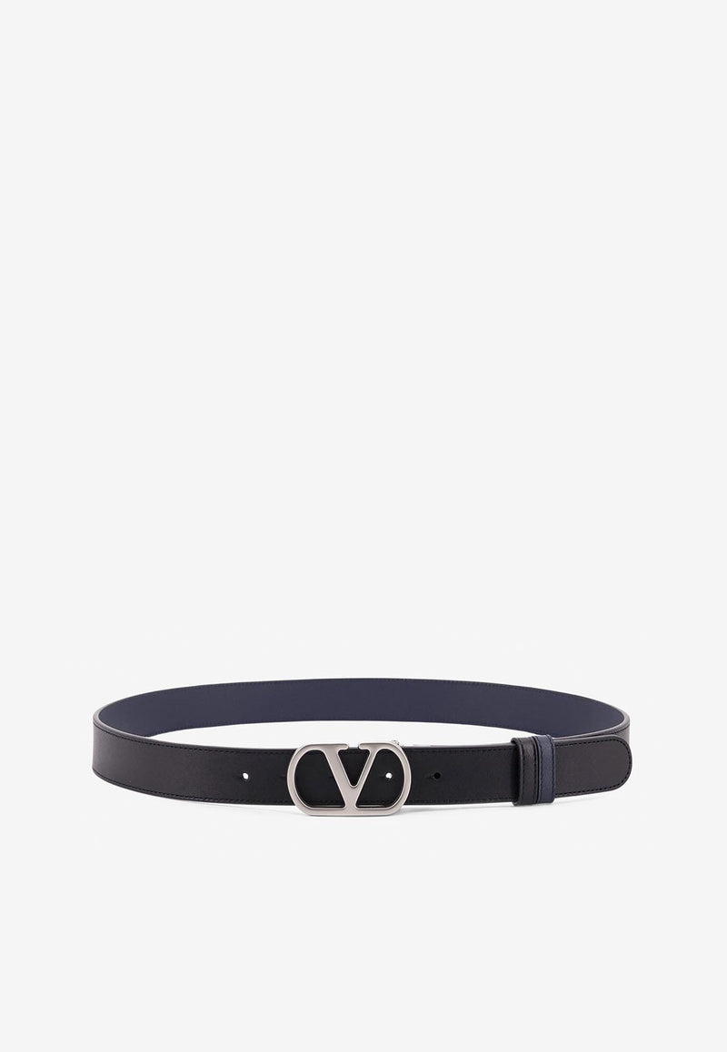 Valentino VLogo Reversible Leather Belt Black 7Y2T0SQ3UPCM77_NERO/MARINE_29843464