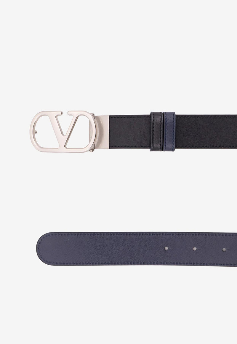 Valentino VLogo Reversible Leather Belt Black 7Y2T0SQ3UPCM77_NERO/MARINE_29843464