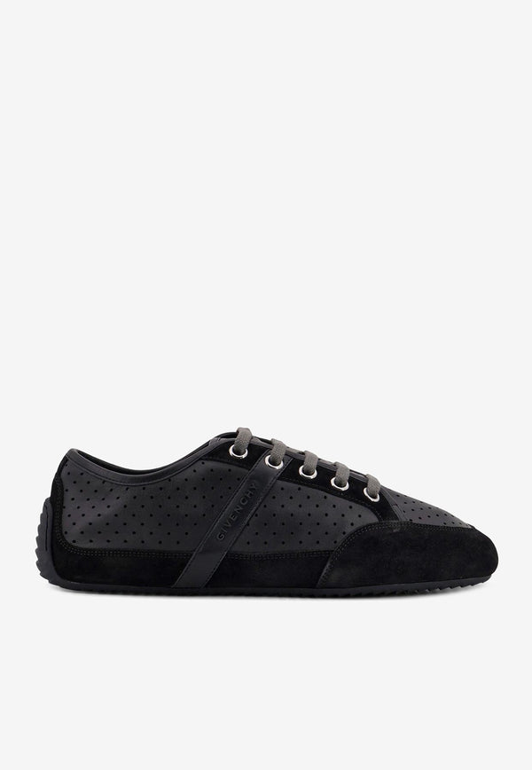 Givenchy Perforated Leather and Suede Sneakers Black BH00AZH1WP001_Black_29844554