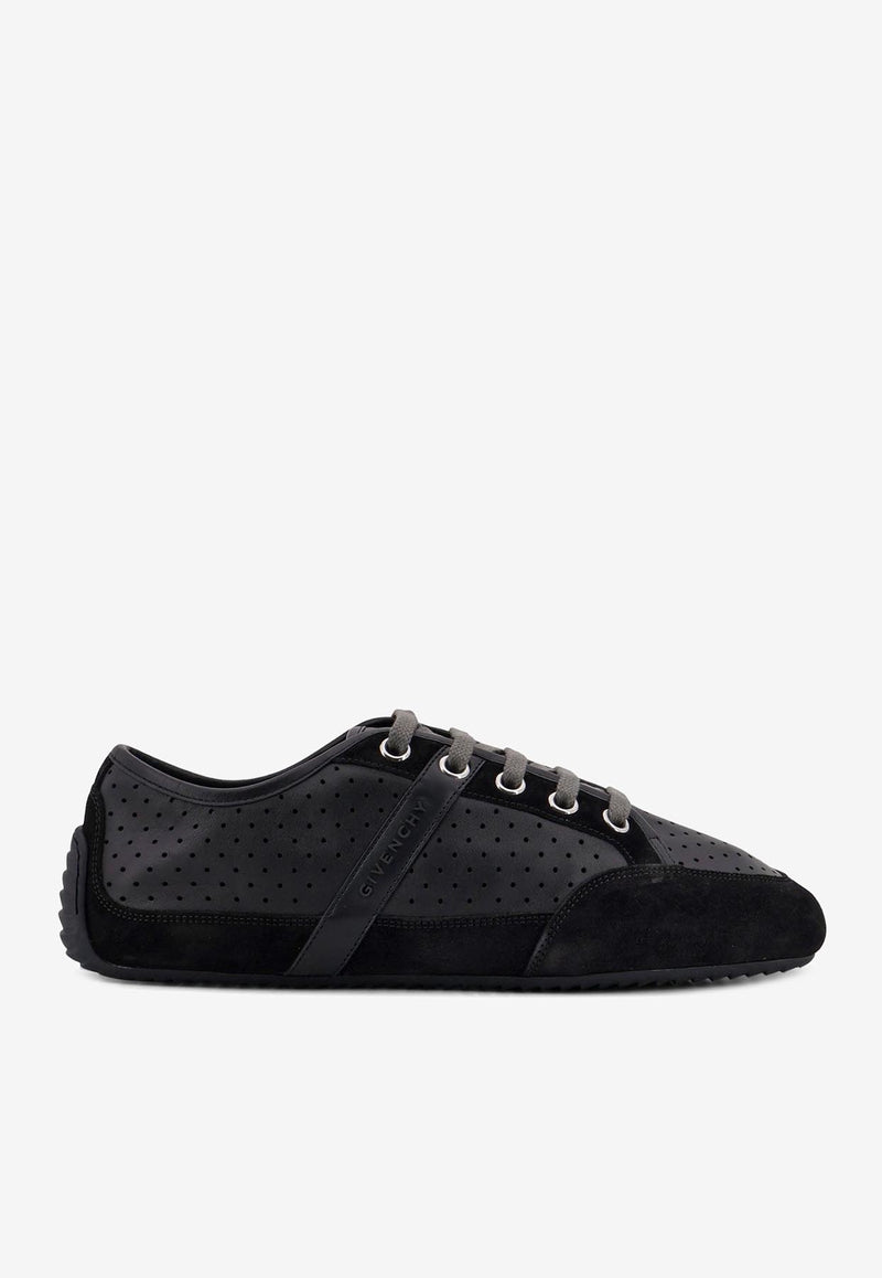 Givenchy Perforated Leather and Suede Sneakers Black BH00AZH1WP001_Black_29844554