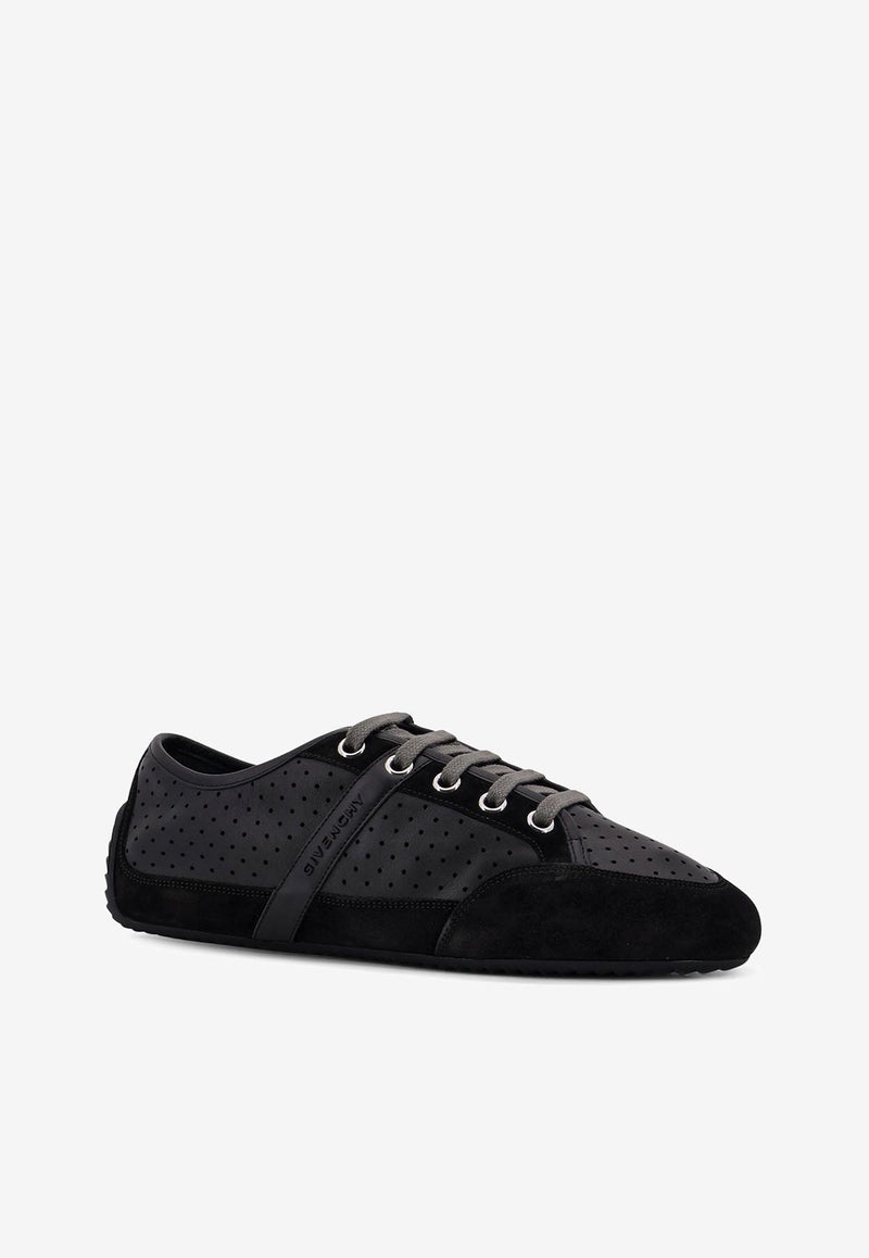 Givenchy Perforated Leather and Suede Sneakers Black BH00AZH1WP001_Black_29844554