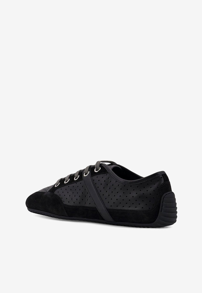 Givenchy Perforated Leather and Suede Sneakers Black BH00AZH1WP001_Black_29844554