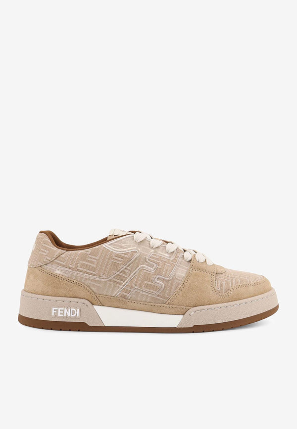 Fendi Match FF Jacquard Sneakers Beige 7E1688AY9BF1TNU_BISCUIT+SABBIA+B.ICE_29849358