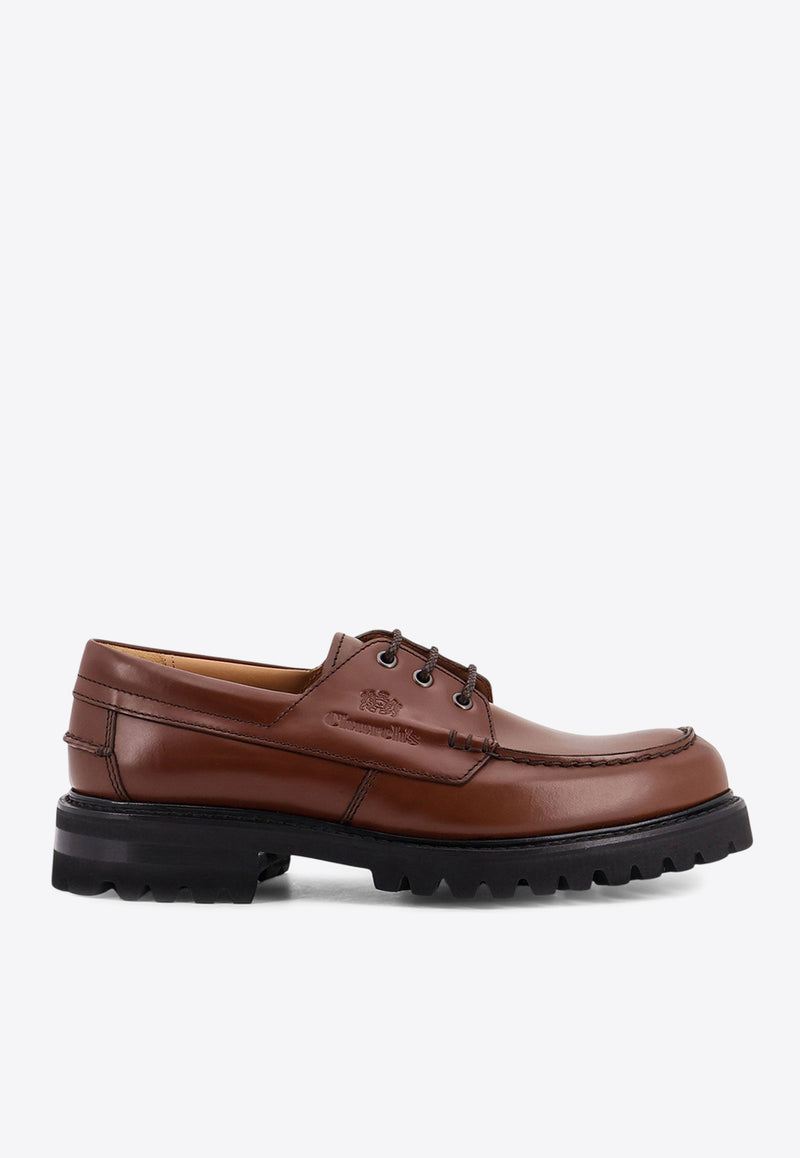 Church's Leather Lace-Up Shoes Brown EEC4219NIF0AXO_BURNT_30893691