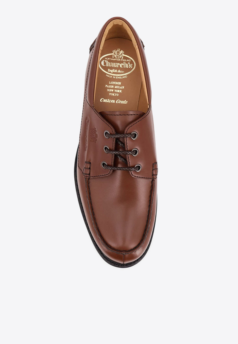 Church's Leather Lace-Up Shoes Brown EEC4219NIF0AXO_BURNT_30893691