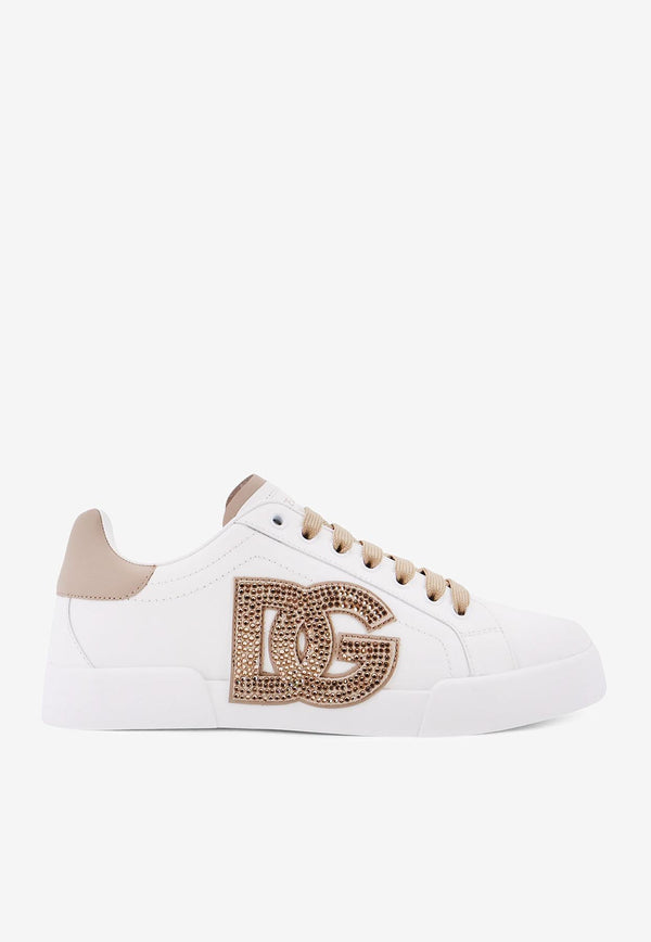 Dolce & Gabbana Portofino Low-Top Sneakers White CK2341AI4118Z080_BIANCO/TAUPE_29845970