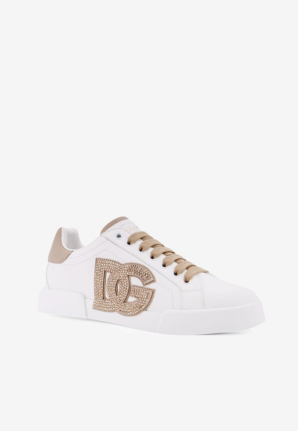 Dolce & Gabbana Portofino Low-Top Sneakers White CK2341AI4118Z080_BIANCO/TAUPE_29845970