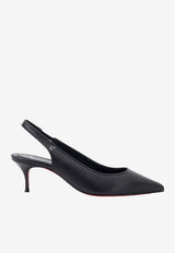 Christian Louboutin Sporty Kate 55 Slingback Pumps Black 3240004B439_BLACK/LIN BLACK_29852775