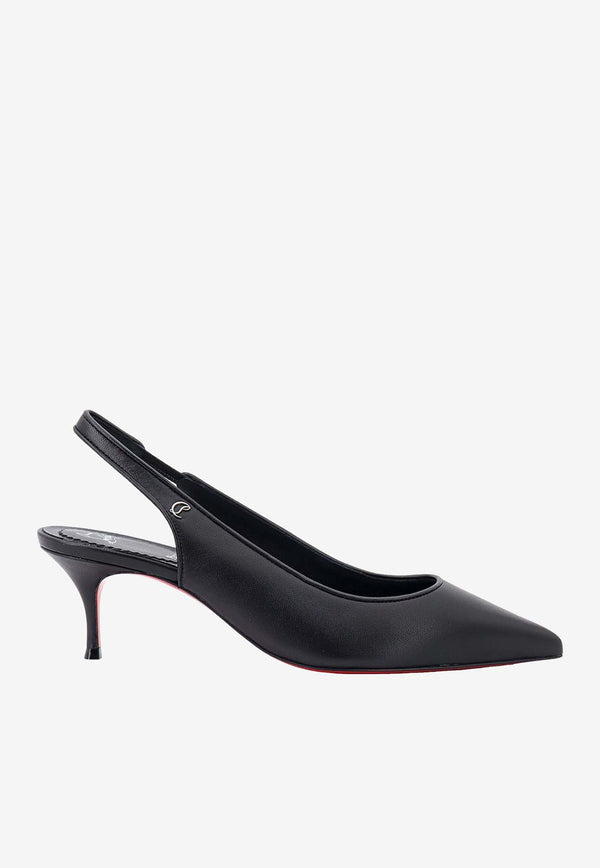 Christian Louboutin Sporty Kate 55 Slingback Pumps Black 3240004B439_BLACK/LIN BLACK_29852775