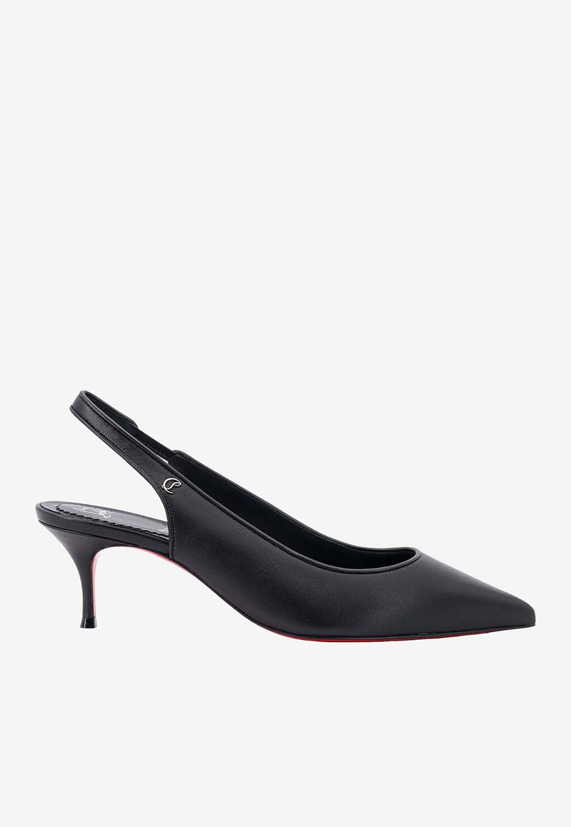 Christian Louboutin Sporty Kate 55 Slingback Pumps Black 3240004B439_BLACK/LIN BLACK_29852775