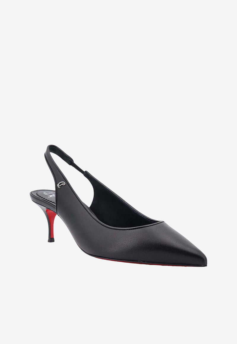 Christian Louboutin Sporty Kate 55 Slingback Pumps Black 3240004B439_BLACK/LIN BLACK_29852775