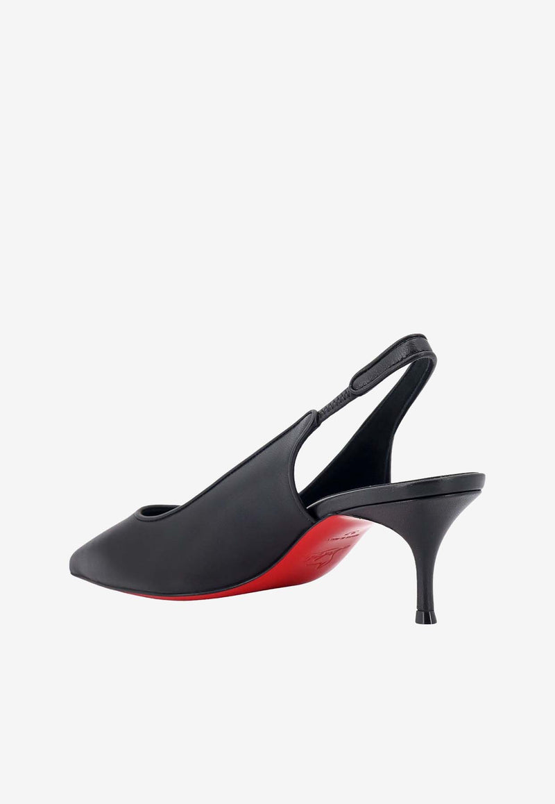 Christian Louboutin Sporty Kate 55 Slingback Pumps Black 3240004B439_BLACK/LIN BLACK_29852775