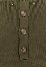 Golden Goose DB Ottavia Ribbed Knit Top Olive GWP02379P00210535547_GRAPE LEAF_29856730