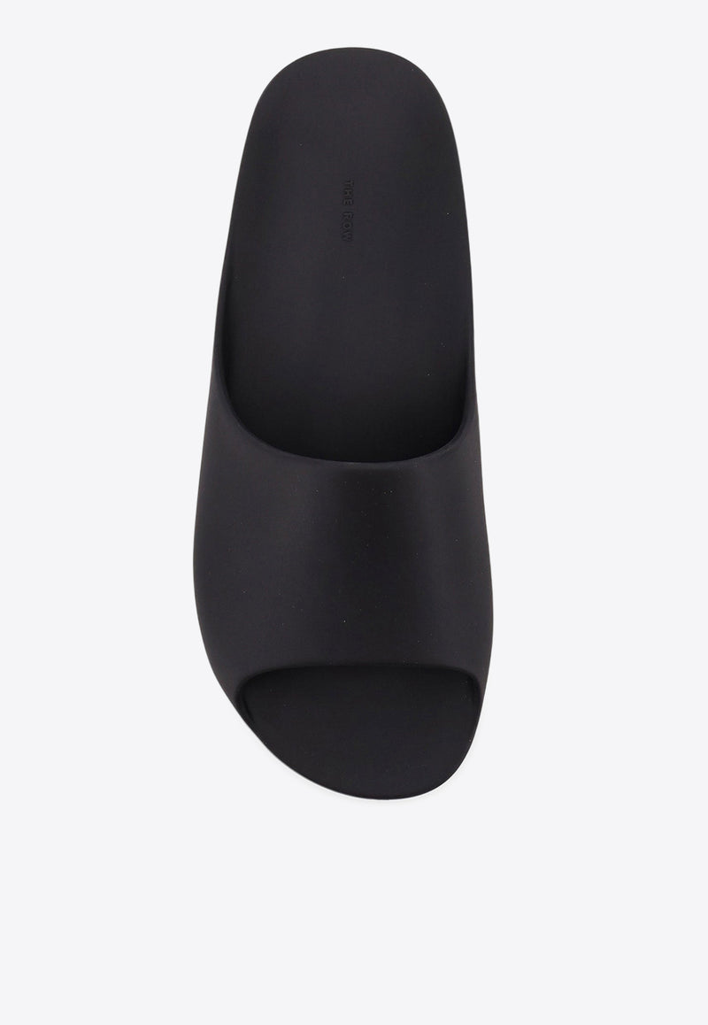 The Row Ama Rubber Slides Black F1657RC4_BLK_Black_30900113