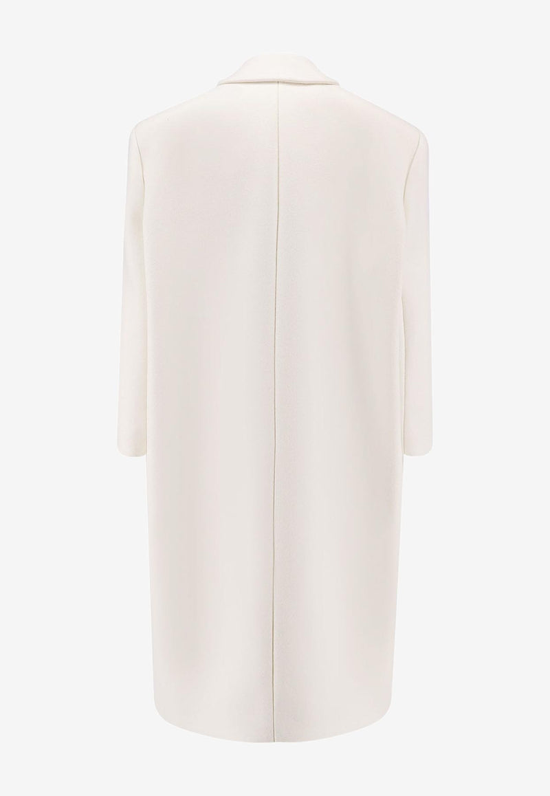 Givenchy Double-Breasted Wool Coat White BWC0E015X2105_White_29842472
