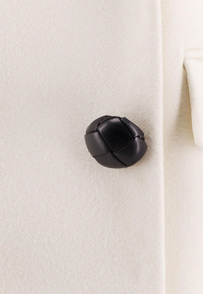 Givenchy Double-Breasted Wool Coat White BWC0E015X2105_White_29842472