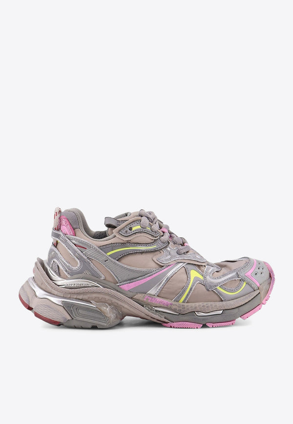 Balenciaga Runner 2 Nylon Low-Top Sneakers Multicolor 779064WRNNY9175_BEIGE/GRY/F YEL/PINK_29842863