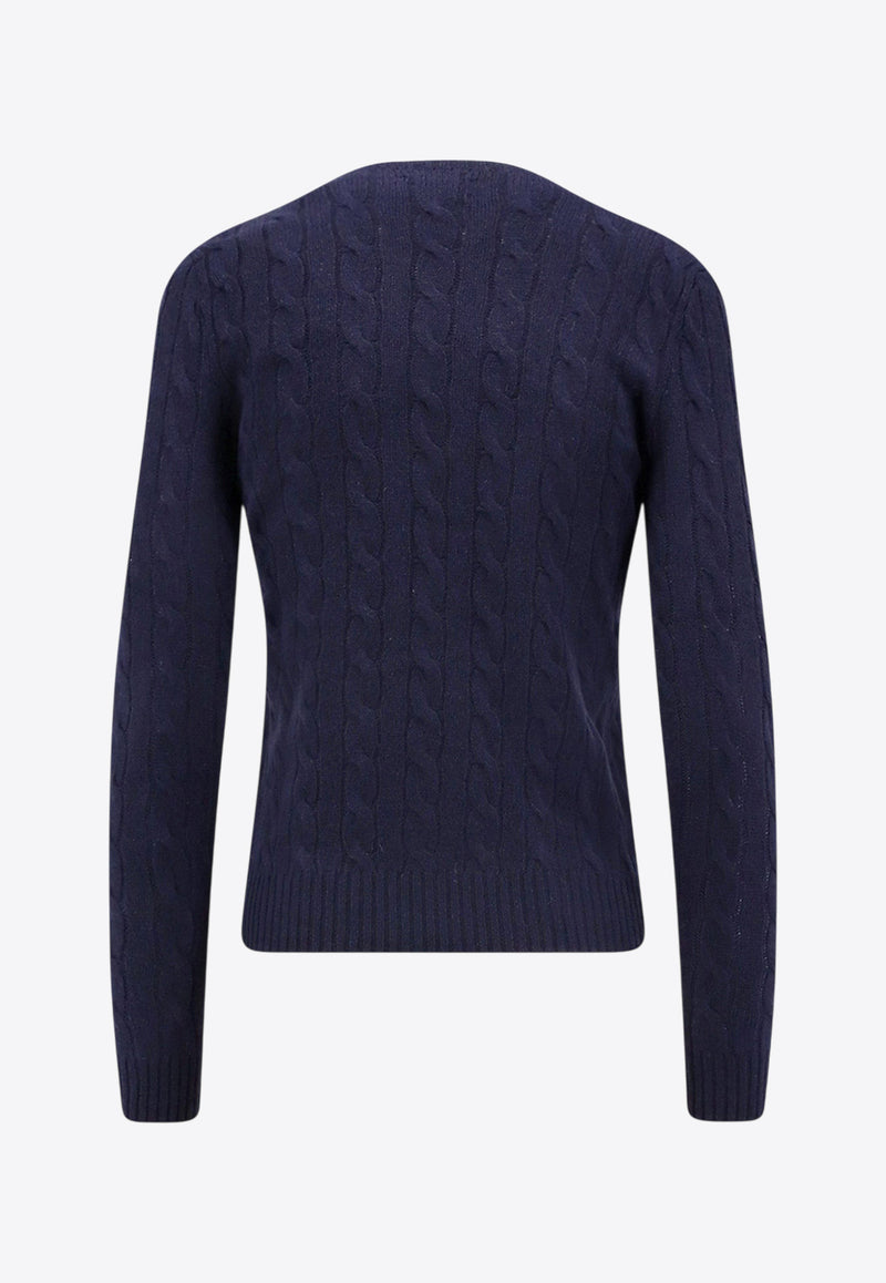 Polo Ralph Lauren Cable Knit Logo Sweater Navy 211971865003_HUNTER NAVY_29846968
