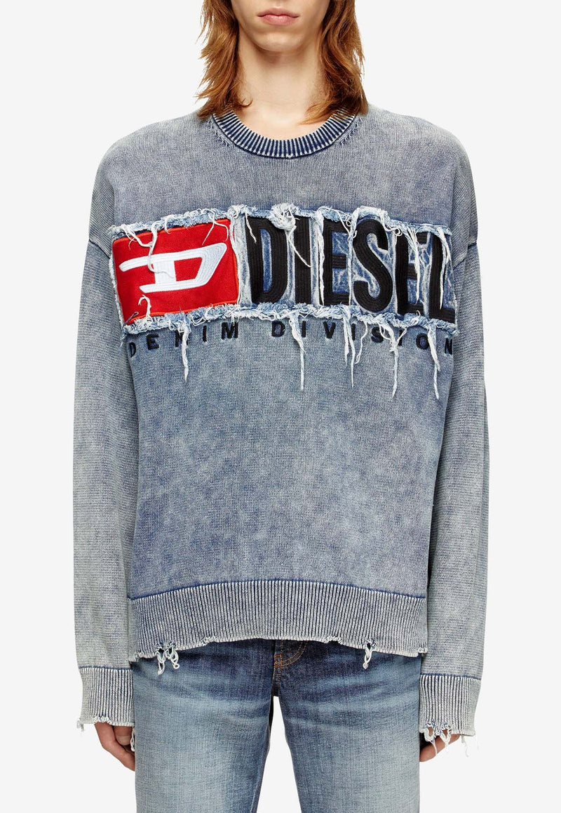 Diesel K-Fronzi Crewneck Sweatshirt Light Blue A189150KICC8AT_Light Blue_29848138