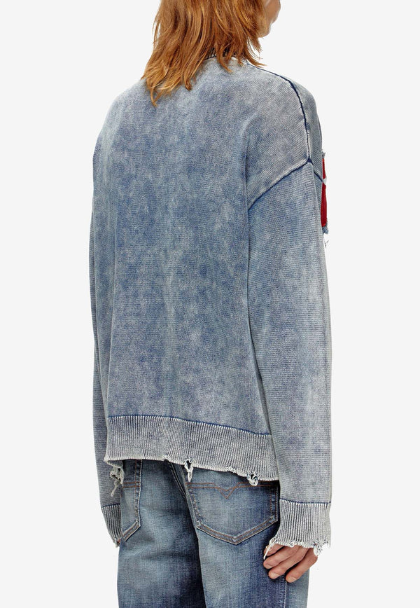 Diesel K-Fronzi Crewneck Sweatshirt Light Blue A189150KICC8AT_Light Blue_29848138