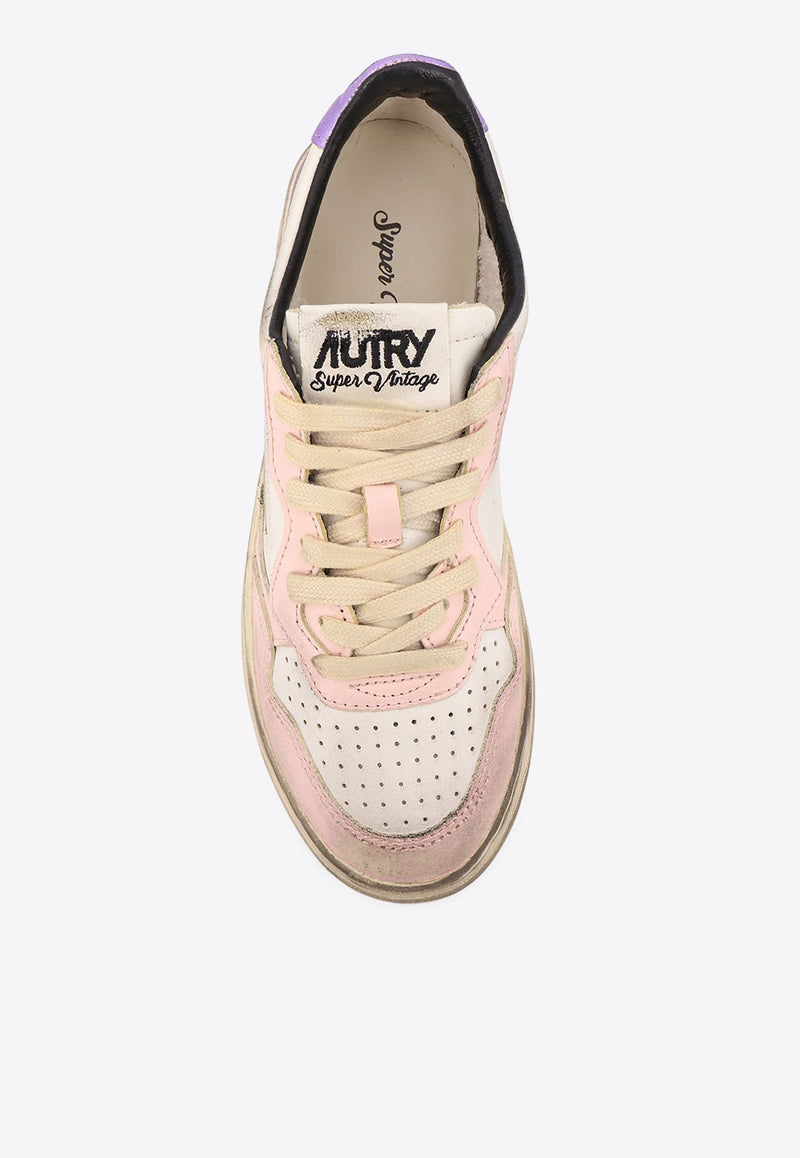 Autry Medalist Leather Sneakers AVLWSV54WHTPINK_White_29842055