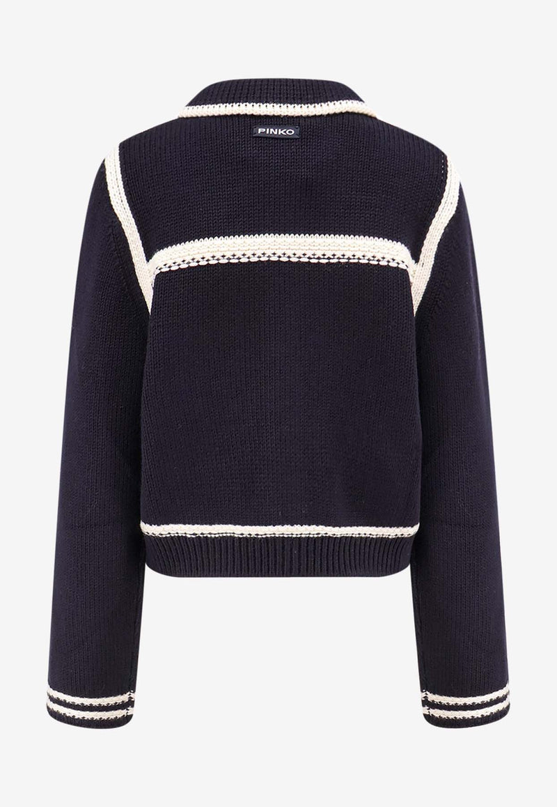 PINKO Sulcis Wool-Blend Sweater Blue 105498A2PLEZ1_Blue_29841082