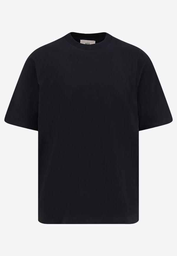 AMI PARIS Essential Short-Sleeved T-shirt UTS341726001_Black_29848398