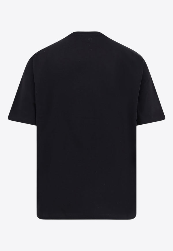 AMI PARIS Essential Short-Sleeved T-shirt UTS341726001_Black_29848398