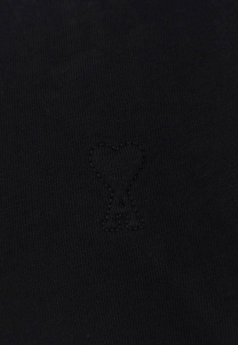 AMI PARIS Essential Short-Sleeved T-shirt UTS341726001_Black_29848398