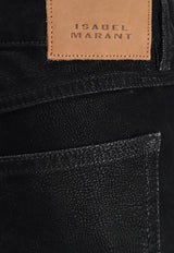 Isabel Marant Etoile Kelsie Washed Jeans Black PA0561FAC3B01E01BK_Black_29841678