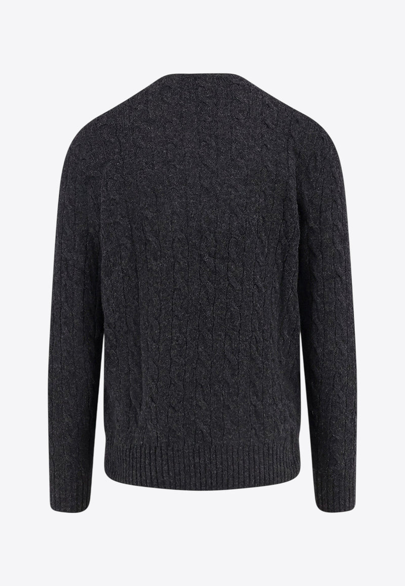 Polo Ralph Lauren Cable Knit Wool Sweater Gray 710876762013_DARK GRANITE HTHR_29844028