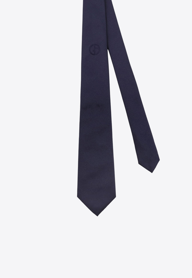 Giorgio Armani Monogram Silk Tie Blue GM000800TE16559FB159_Blue_29846826