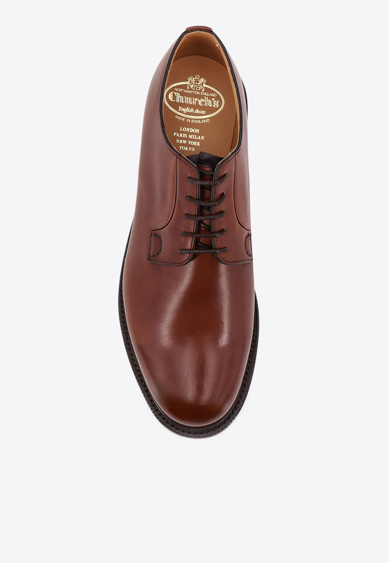 Church's Shannon Leather Oxford Shoes Brown EEB0019ADCF0AXO_BURNT_29844596