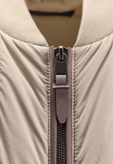 Hugo Boss Padded Zip-Up Vest Beige 50543508255_Beige_30009993
