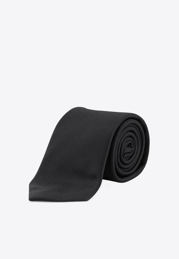 Giorgio Armani Monogram Silk Tie Black GM000800TE16559FC027_Black_29843387