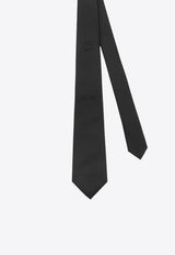 Giorgio Armani Monogram Silk Tie Black GM000800TE16559FC027_Black_29843387