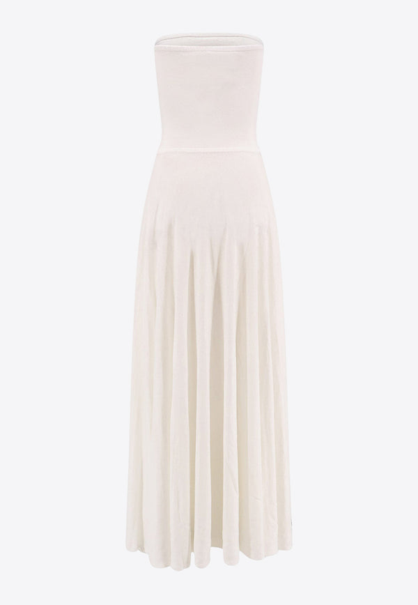 Alaïa Strapless Maxi Dress White AA9R2702K081B000_White_29838113