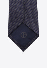 Giorgio Armani All-Over Micro Pattern Silk Tie Navy GM000800TE16560F6016_WENGE_29846390