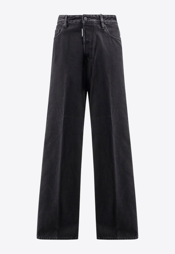 Dsquared2 Embossed Logo Loose Jeans Black S74LB1768D30015900_Black_29843127