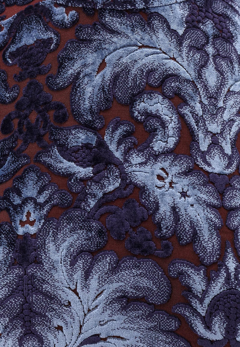 Etro All-Over Pattern High-Neck Midi Dress Blue WRHA023799JJD10S9883_Clear Blue_29845562