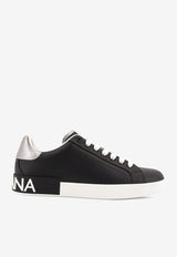 Dolce & Gabbana Portofino Low-Top Sneakers  Black CS2216AH5278B979_NERO ARGENTO_29841493