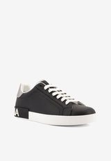 Dolce & Gabbana Portofino Low-Top Sneakers  Black CS2216AH5278B979_NERO ARGENTO_29841493
